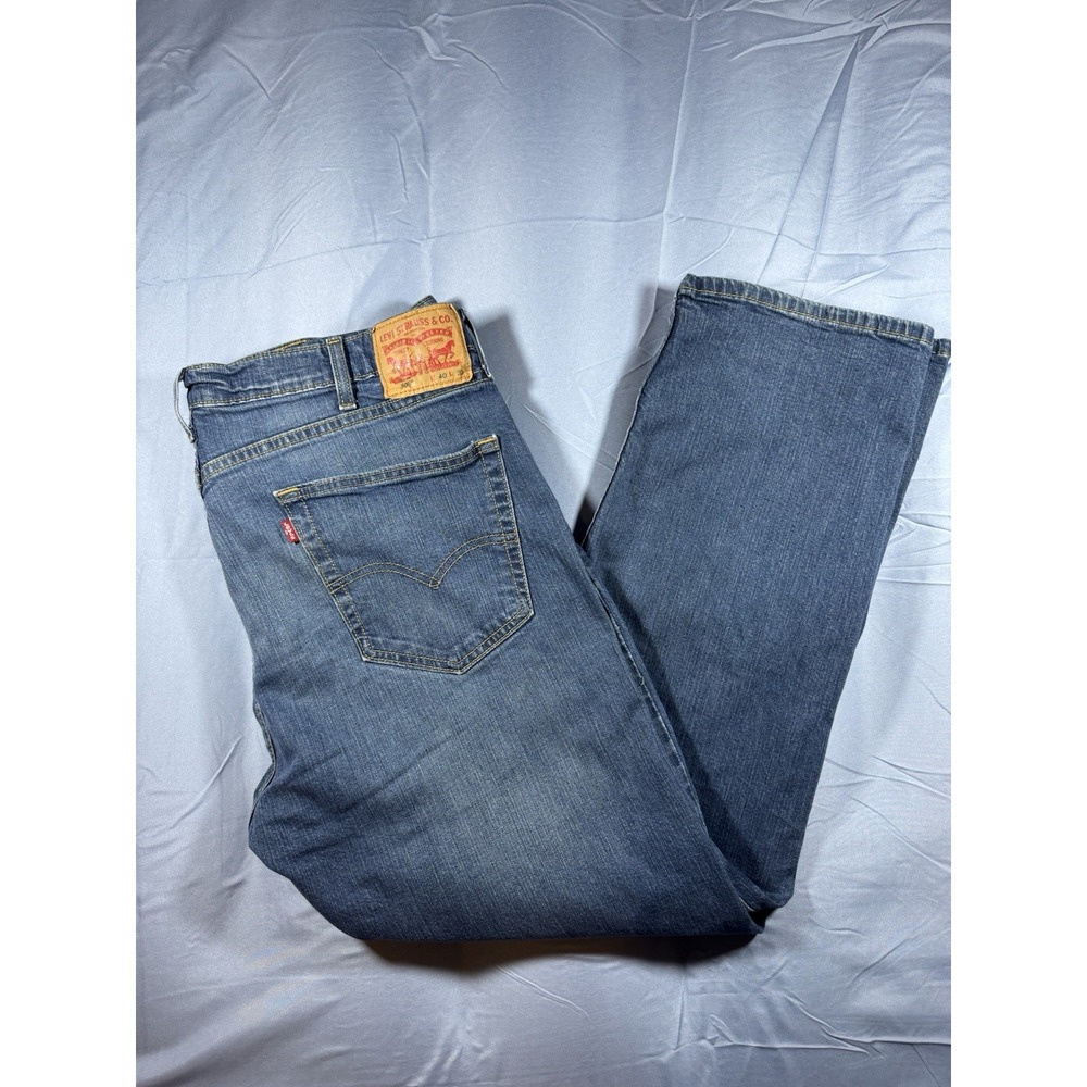 Levi's 505 Men's Jeans Size 40x30 Classic Blue Regular Fit Straight Leg